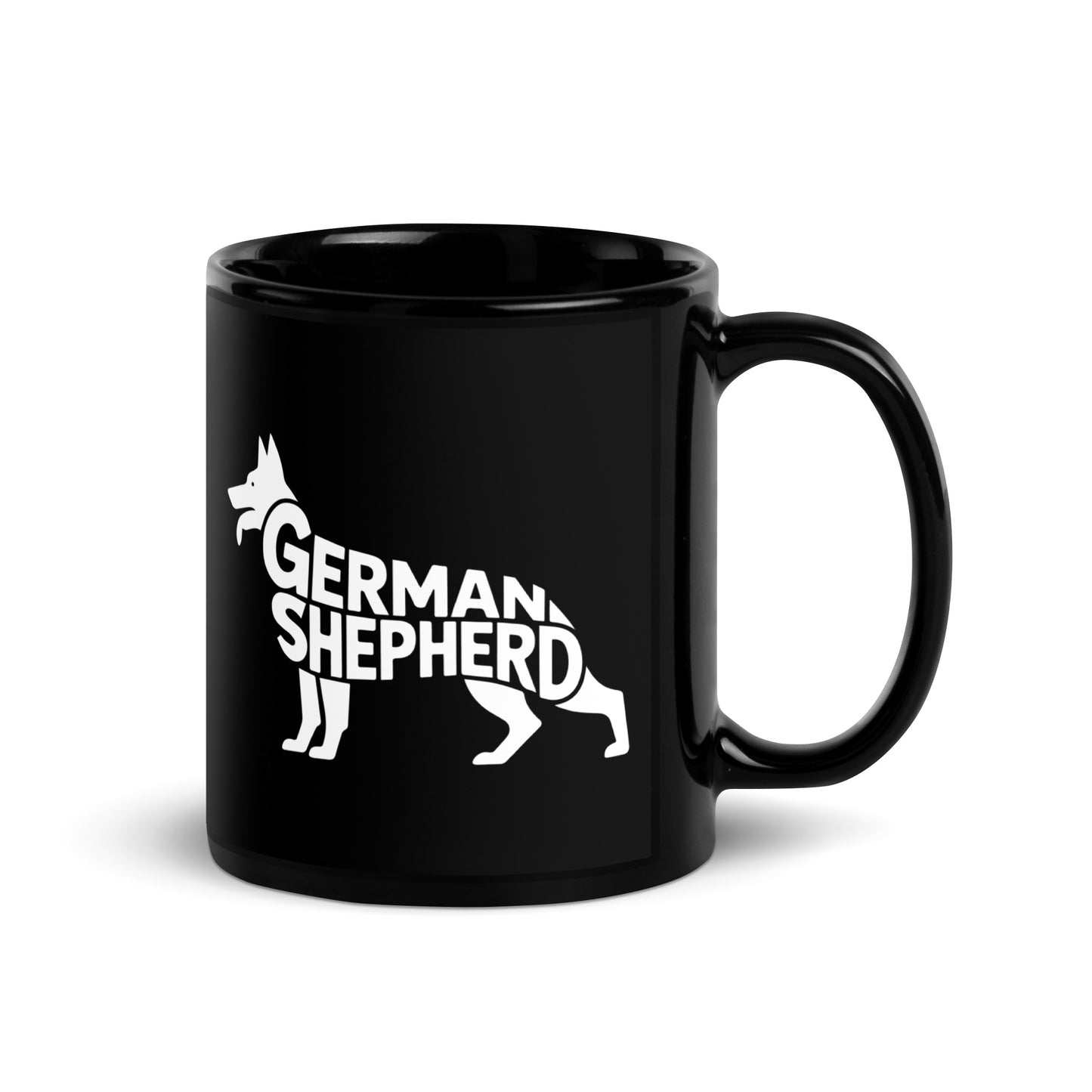 Deutscher Schäferhund Tasse | Silhouette Kaffeetasse für HundefreundeTasche