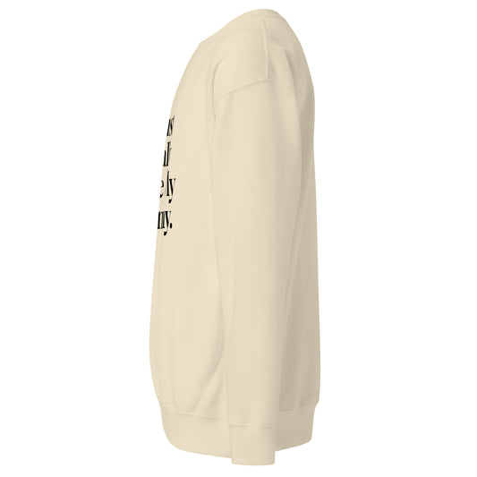 Sweatshirt mit schwarzem Schriftzug I Just Really Love My Bunny.