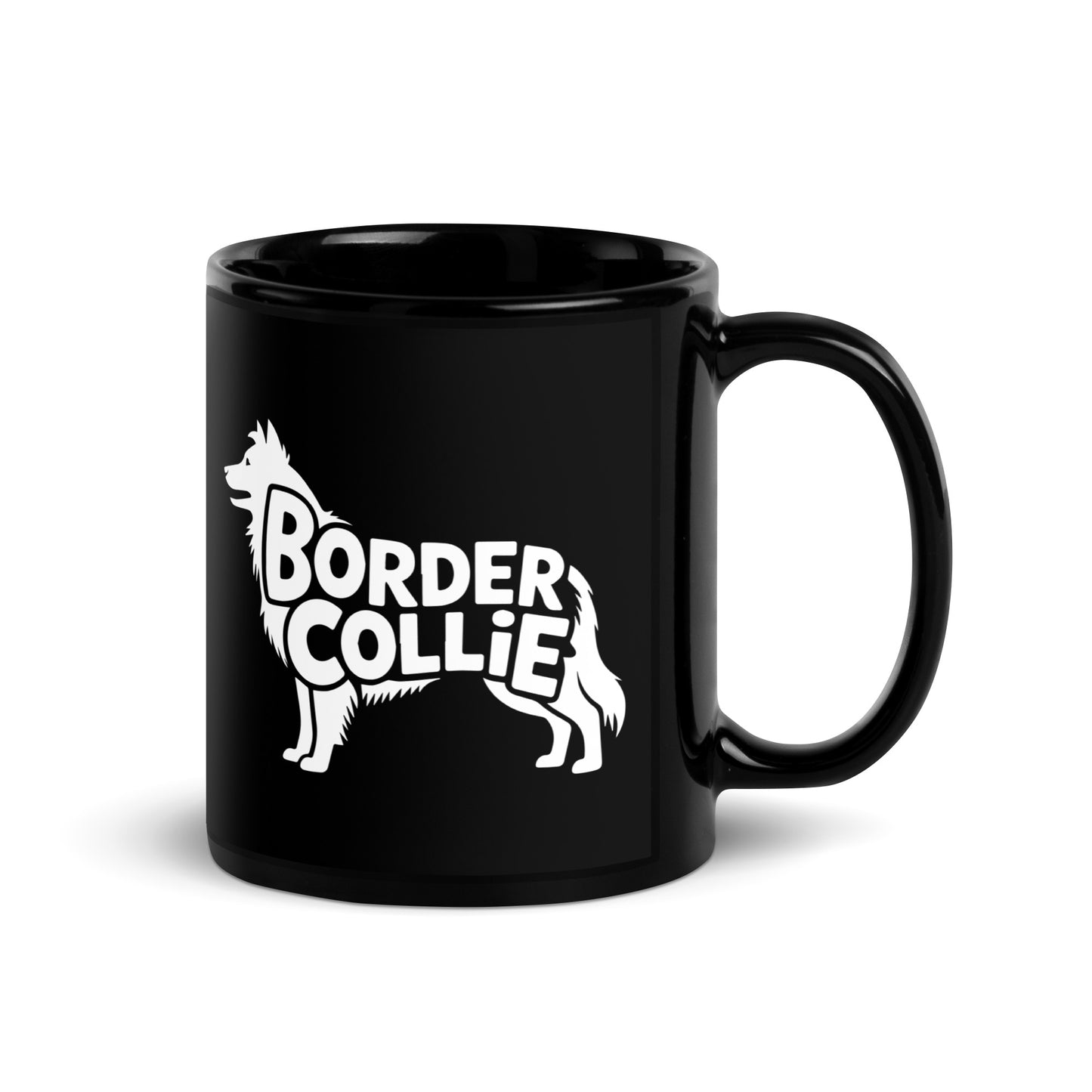 Border Collie Silhouette Tasse | Kaffeetasse für HundefreundeTasse