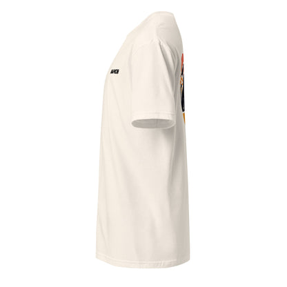 T-Shirt mit Herzmotiv und Tier-Silhouetten