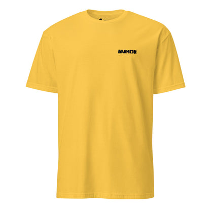 T-Shirt mit Herzmotiv und Tier-Silhouetten