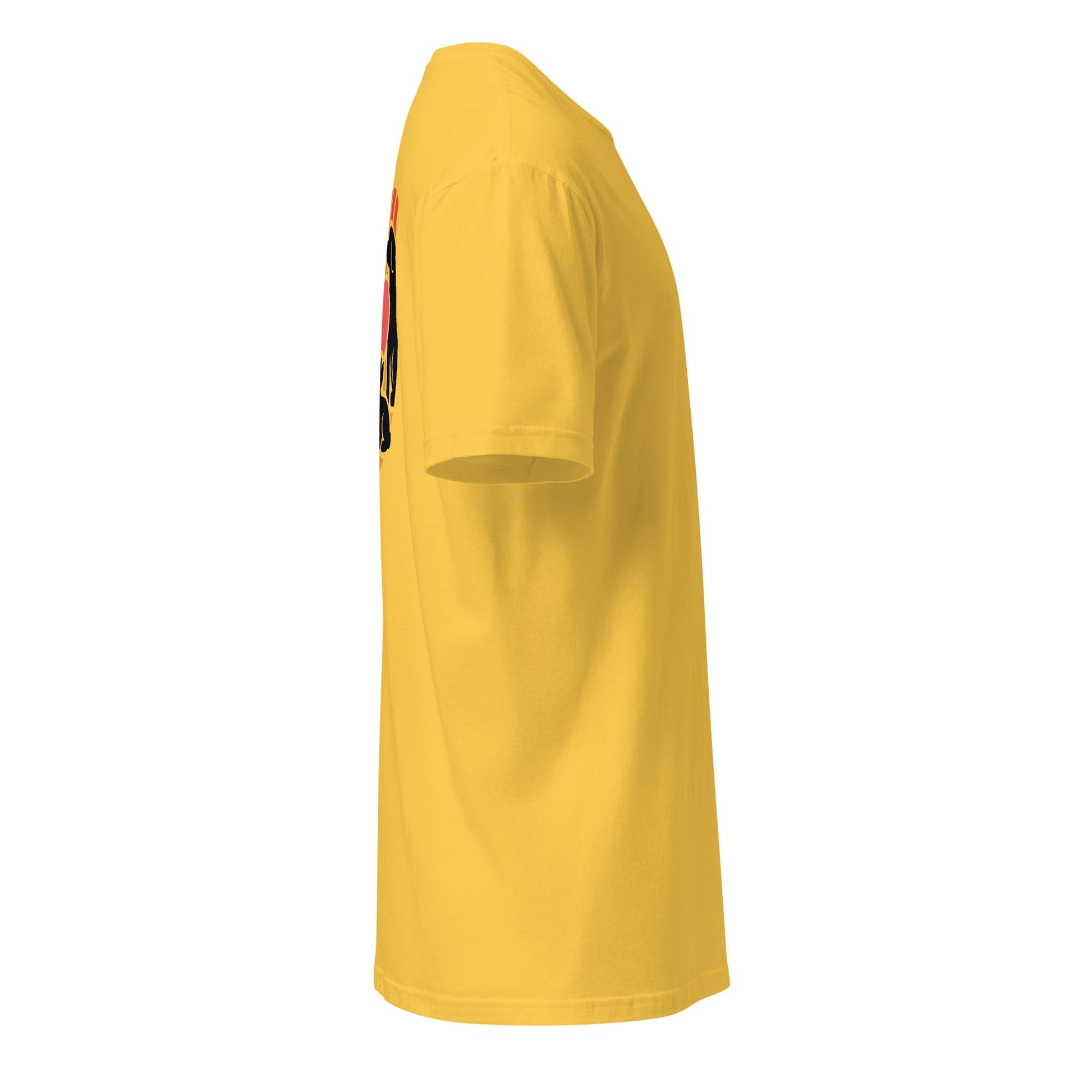 T-Shirt mit Herzmotiv und Tier-Silhouetten