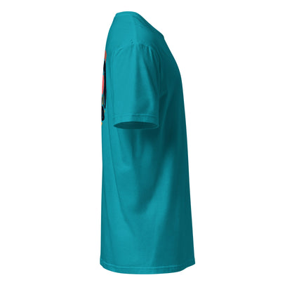 T-Shirt mit Herzmotiv und Tier-Silhouetten